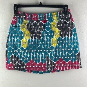 Slazenger Geometric Golf Skort Waist 27 Women’s 2 pockets stretch tennis active